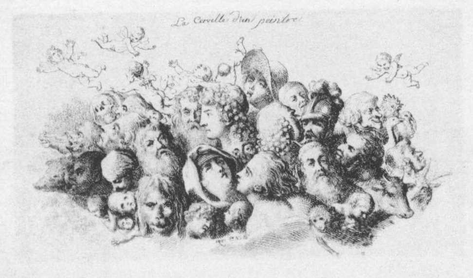Daniel Chodowiecki [1726 - 1801]: Das Gehirn eines Künstlers