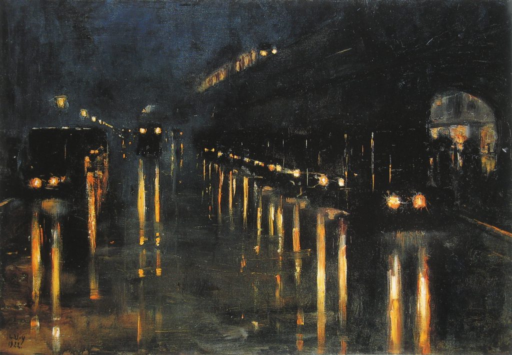 Carlos_Cipa - Lesser_Ury_1922_Hochbahnhof_Bülowstraße